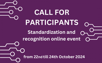 E-volunteering – Standardization and recognition event, Call for participants