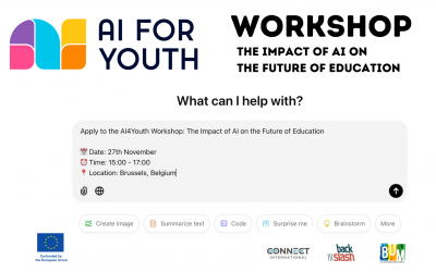 APPLY NOW! AI4Youth Workshop: The Impact of AI on the Future of Education